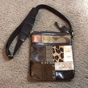 Coach cross body purse